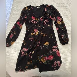 Wilfred floral long sleeve dress